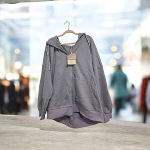 Purple Nap Zip-Up Hoodie